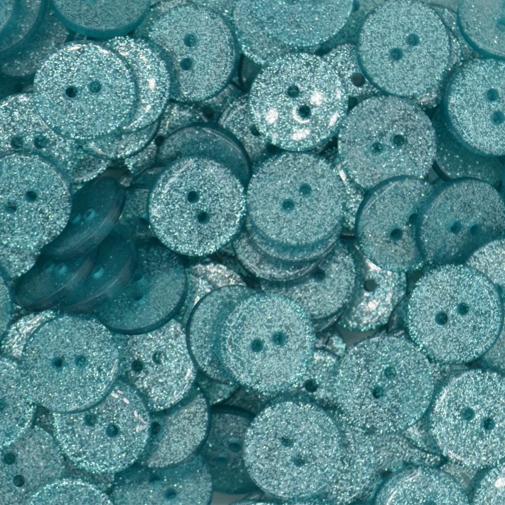 Mm Teal Round Glitter Buttons Celloexpress