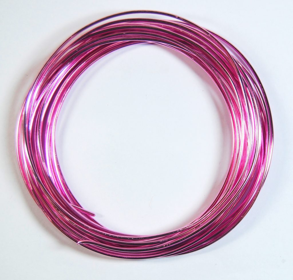 Pack of 1 - Pearl Pink 1.5mm x 5m Aluminium Wire - CelloExpress