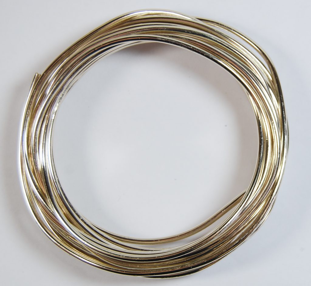 Pack of 1 - Pale Gold 2.5mm x 5m Aluminium Wire - CelloExpress