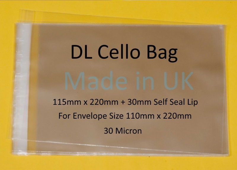 Card Sized Cello Bags - CelloExpress