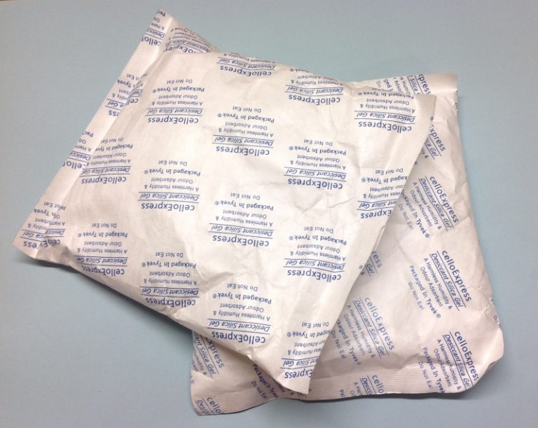 Silica Gel Pouches - Pack of 2 - 250g Silica Gel Sachets in Tyvek Paper ...