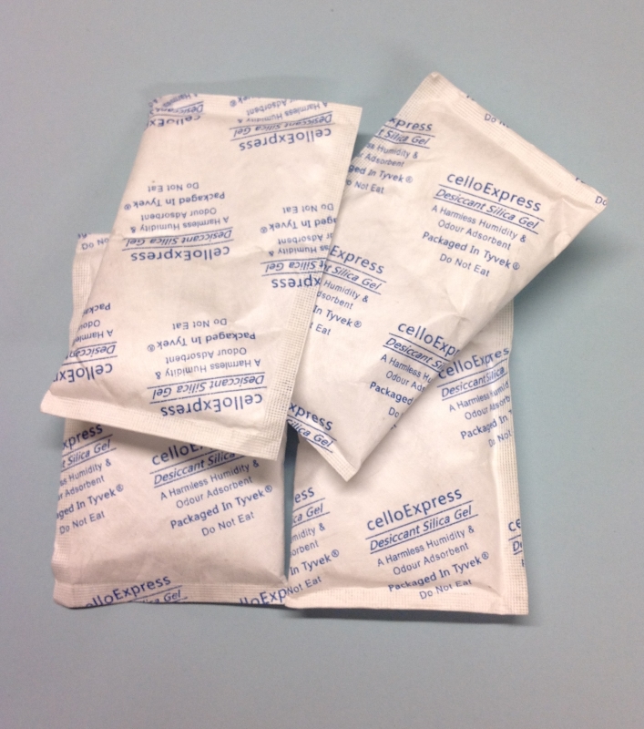 Silica Gel Pouches - Pack of 4 - 25g Silica Gel Sachets in Tyvek Paper ...