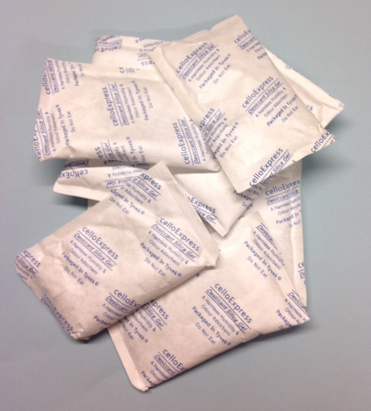 Silica Gel Pouches - Pack of 8 - 25g Silica Gel Sachets in Tyvek Paper ...