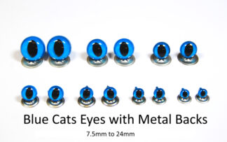 Blue Cats Eyes Metal Back