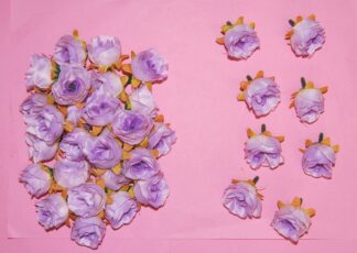 30mm Mini Rose Buds-Lilac