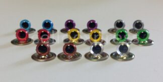 6mm Eyes with Metal Back