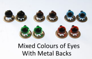 Mixed Eyes with Metal Backs