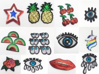 Sequin Embroidered Patches