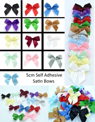 Self Adhesive Satin Bows