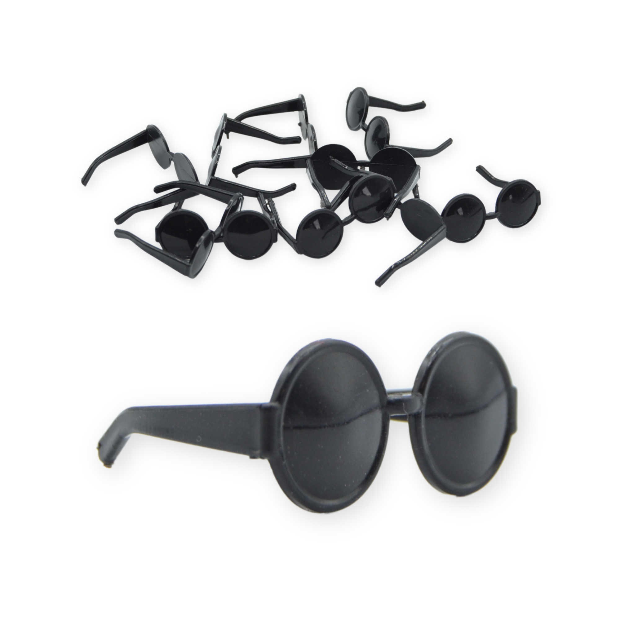 Teashades Black 4cm - Mini Doll Sunglasses - CelloExpress