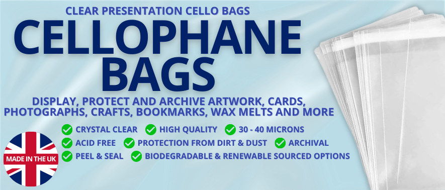 Small Clear Cello Bags – the blue béret