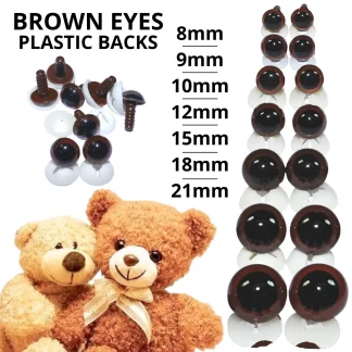 Brown Eyes Plastic Backs