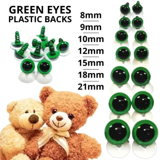 Green Eyes Plastic Backs