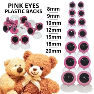 Pink Eyes Plastic Backs